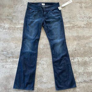 Hudson Jeans: Bootcut w/ back flap pockets: Dark Wash  ( Style: NW170DHA )